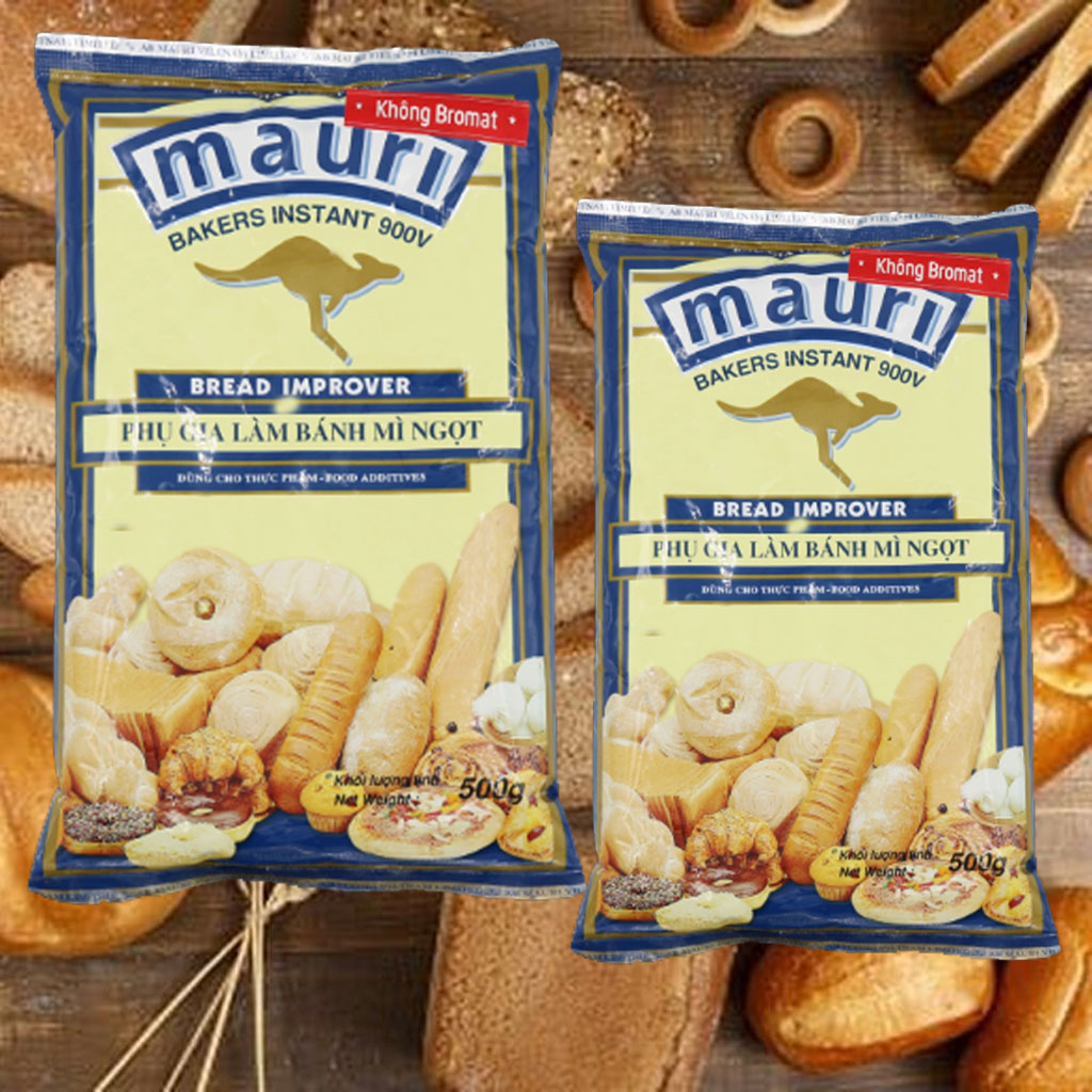 Phụ Gia Làm Bánh Mì Ngọt Mauri Bakers Instant 500g