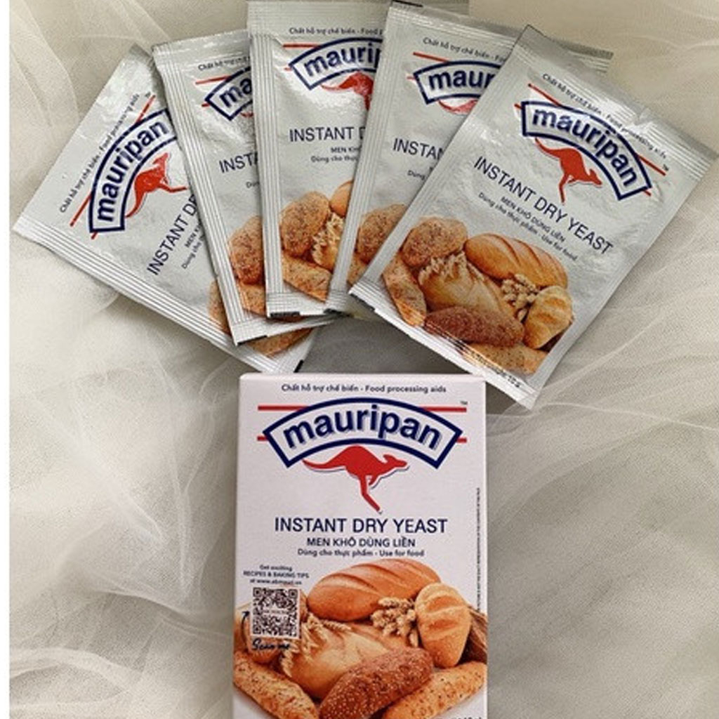 Men Khô Dùng Liền Mauripan Instant Dry Yeast hộp 50gr