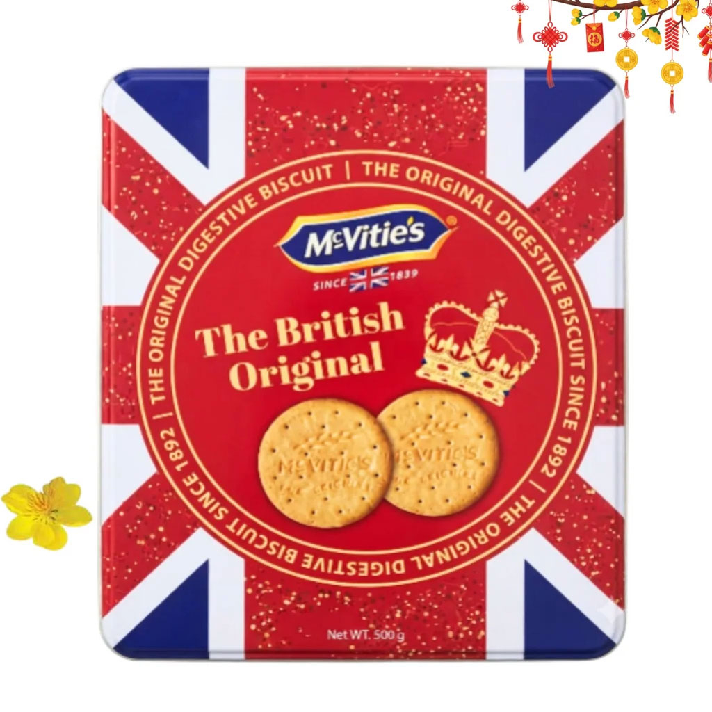 Bánh quy lúa mì nguyên cám McVitie's Digestive Original 500g F123007