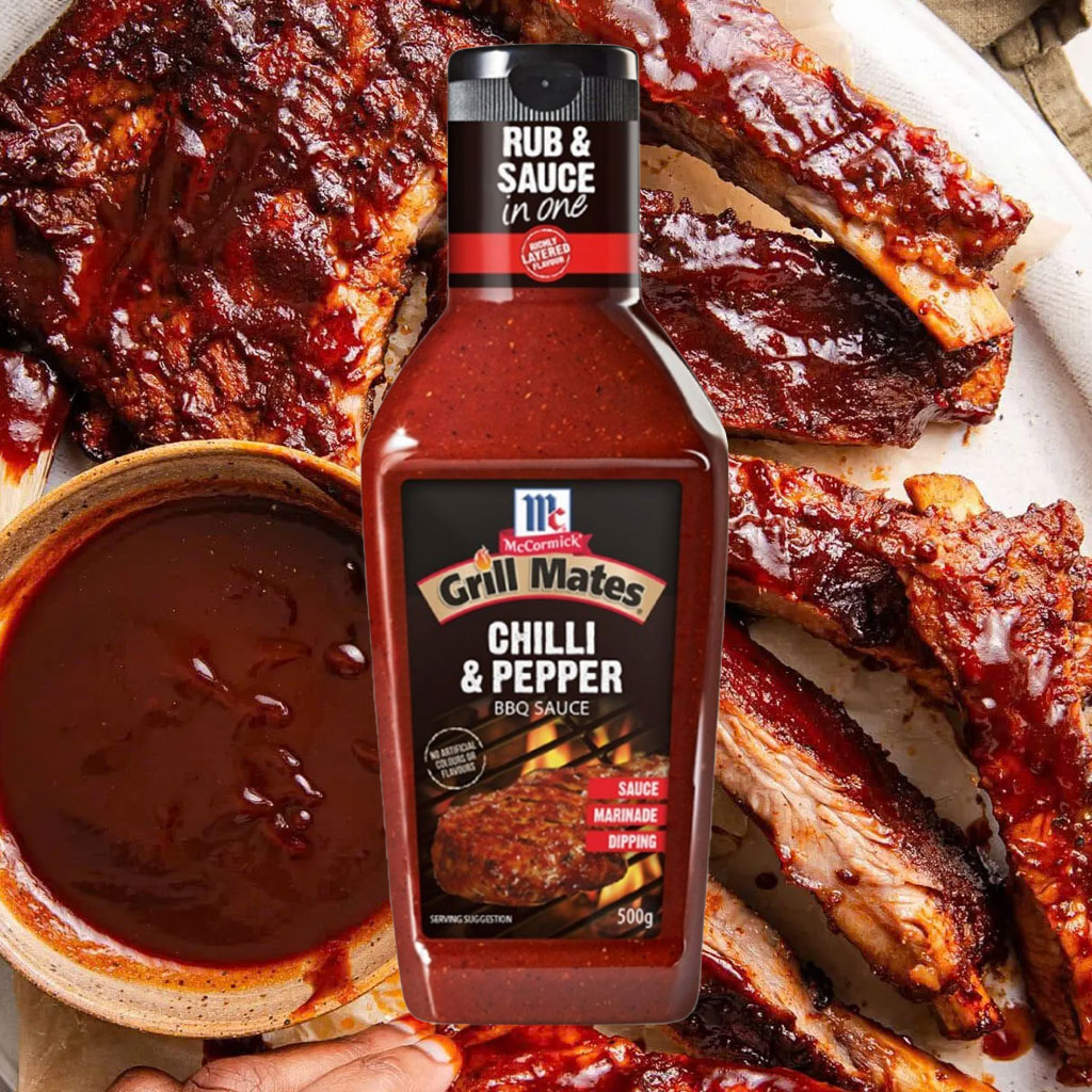 Sốt BBQ vị tiêu ớt McCormick Grill Mates 500g F122809