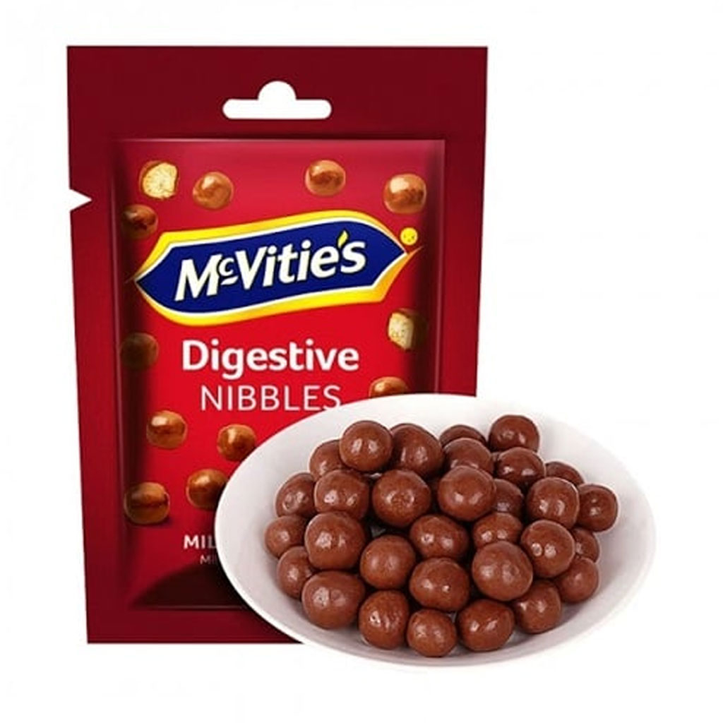 Bánh bi sôcôla sữa McVitie's Digestive Nibbles 80g