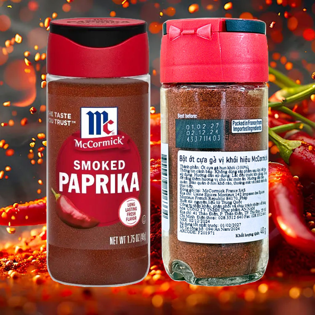 Bột ớt cựa gà vị khói McCormick 40gr