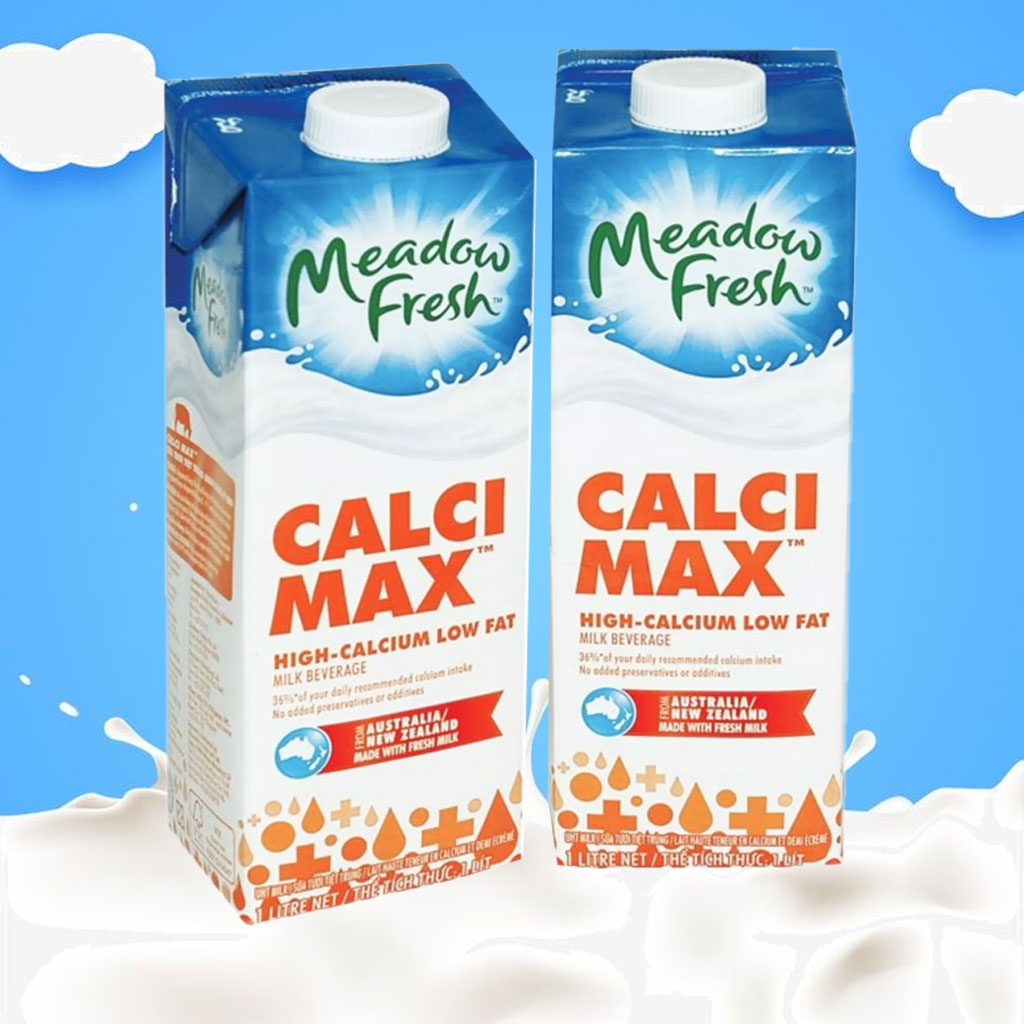 Sữa tươi giàu canxi ít béo Meadow Fresh 1 lít