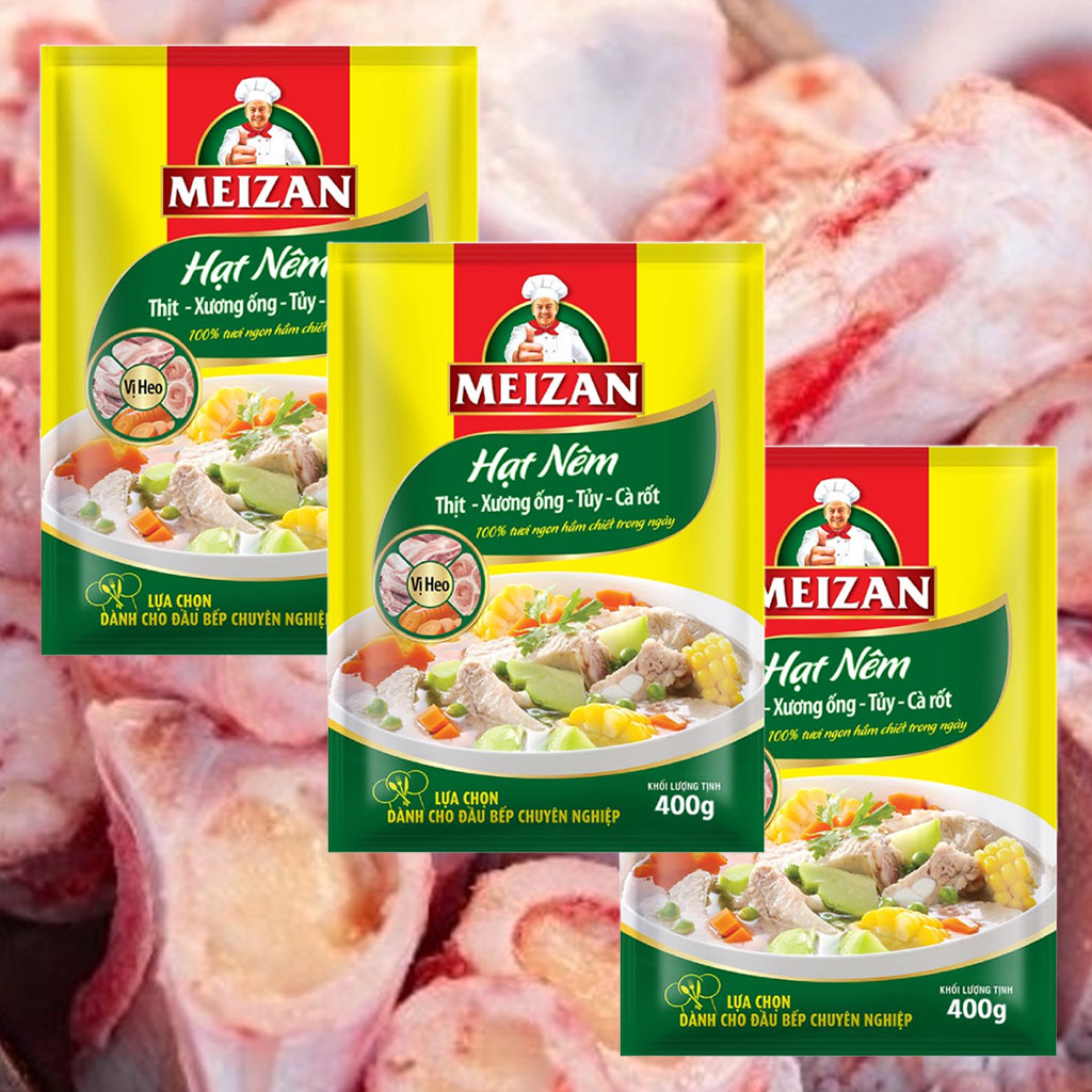 Hạt Nêm Meizan Thịt Xương Ống Tủy Cà Rốt 400g