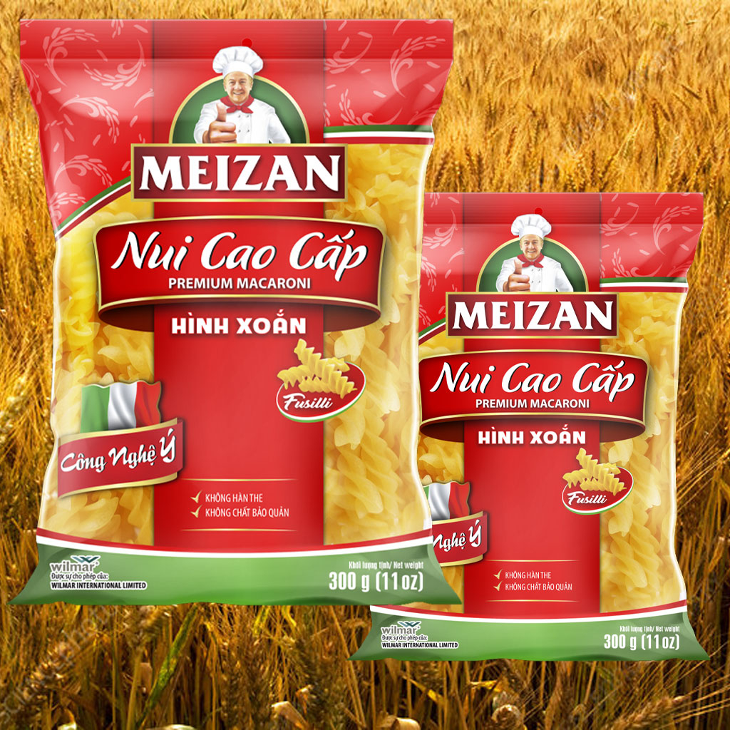 Nui xoắn cao cấp Meizan 300g