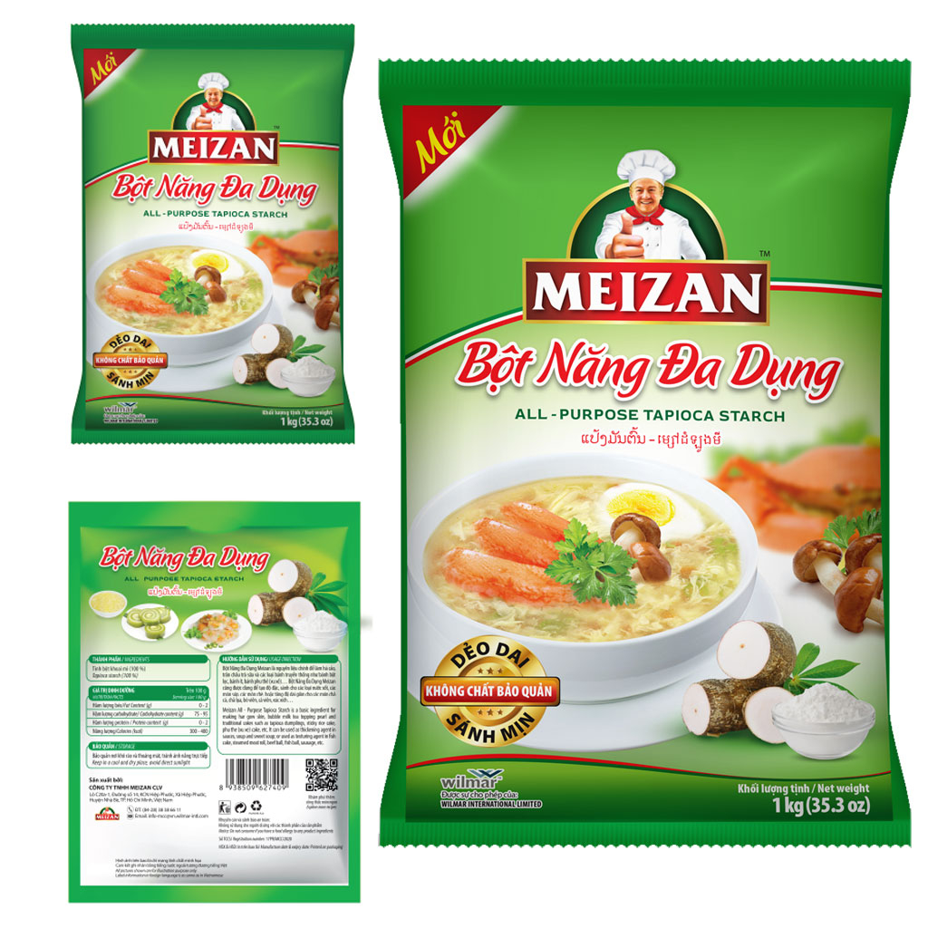 Bột năng đa dụng Meizan 1kg