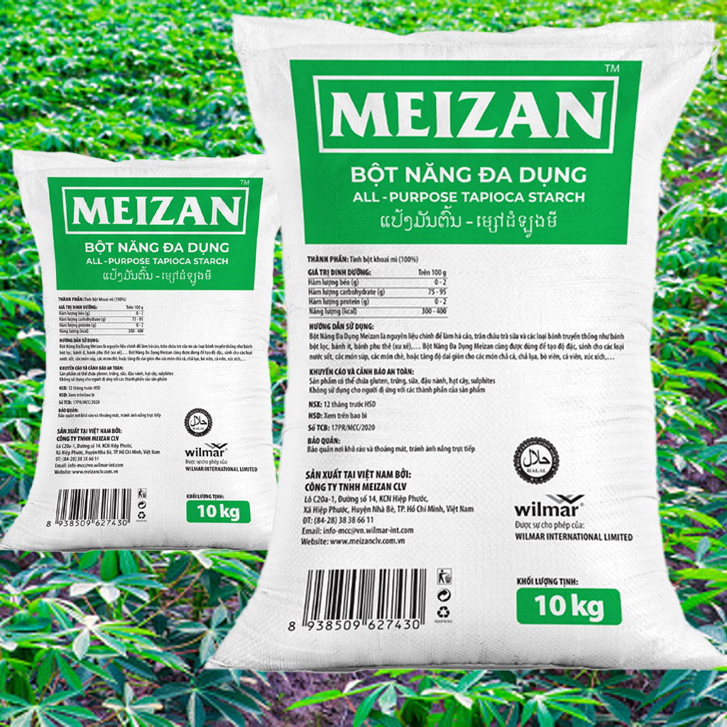 Bột năng đa dụng Meizan bao 10kg