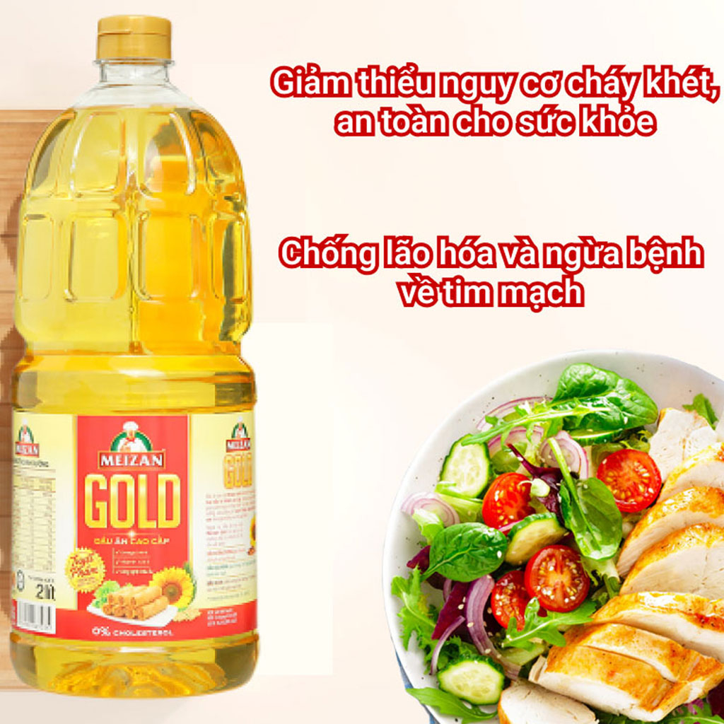 Dầu ăn cao cấp Meizan Gold 2 lít