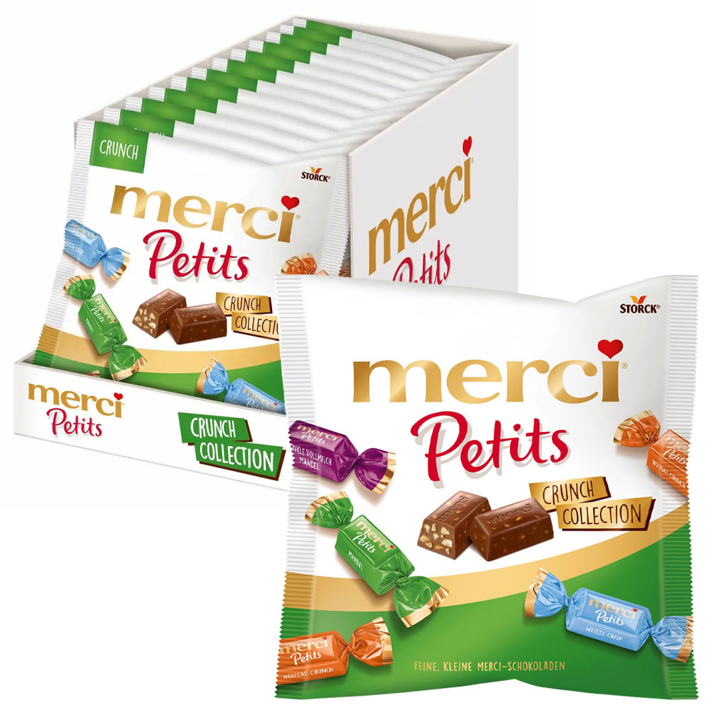 Sôcôla hạt giòn hỗn hợp Storck Merci Petits Crunch 125g F184014