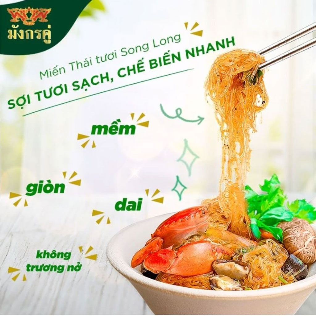 Miến đậu xanh Song Long Thái 200gr