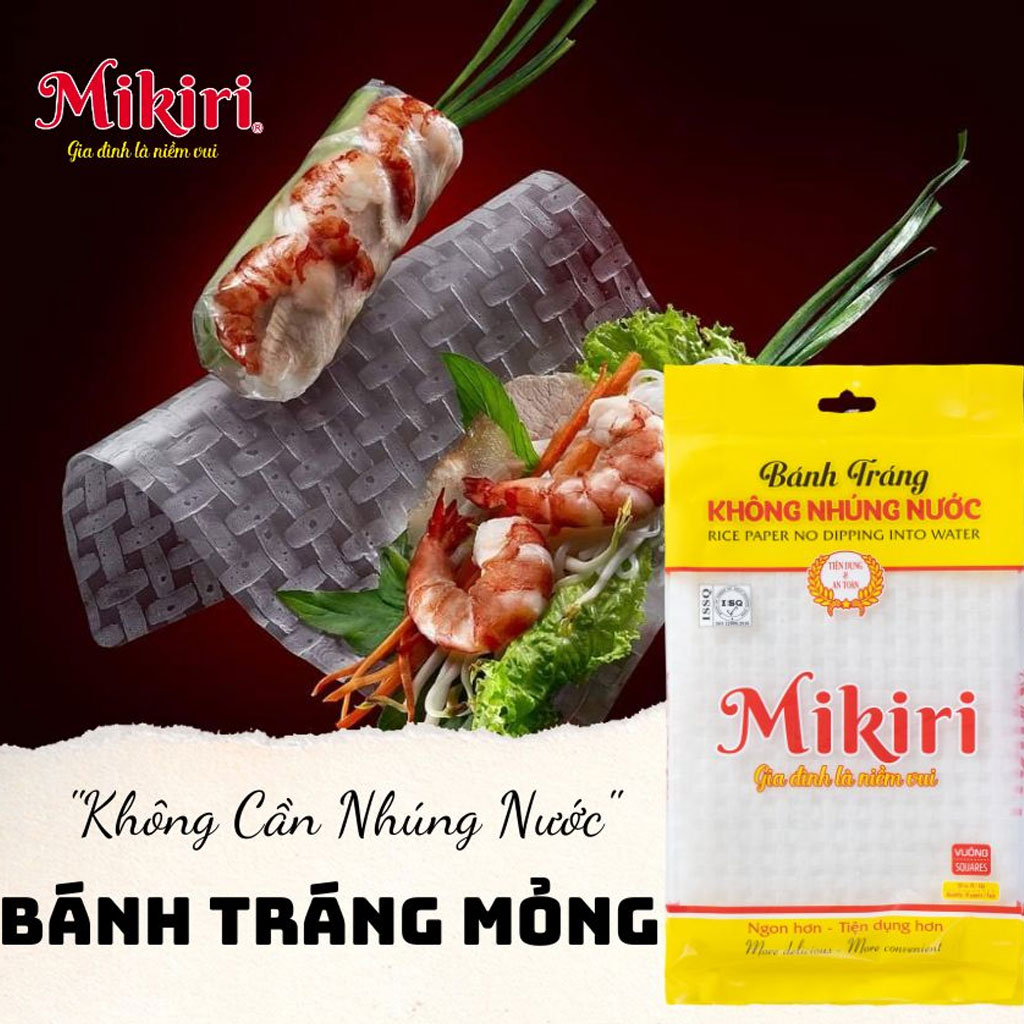 Bánh tráng không nhúng nước Mikiri 105g