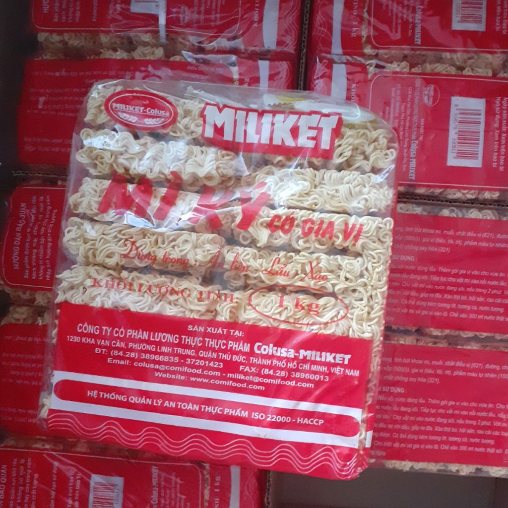 Mì ký Miliket gói 16 miếng