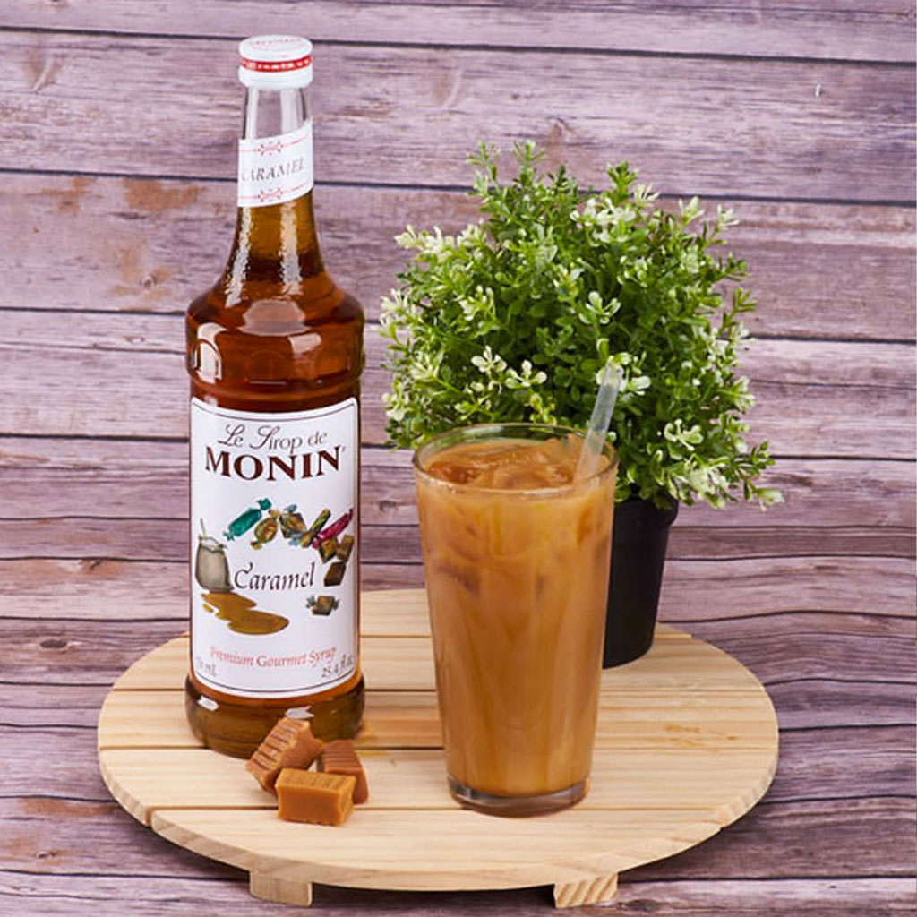 Siro Monin Caramel Syrup 700ml