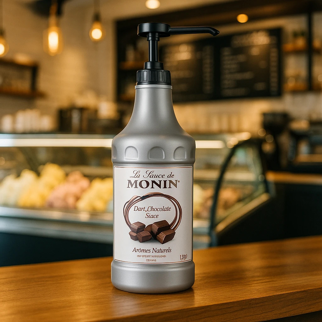 Sốt Sôcôla đen Monin Dark Chocolate Sauce 1.89L