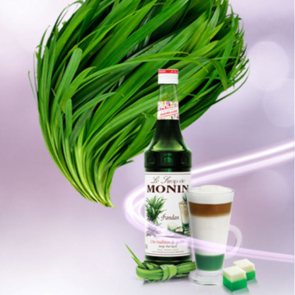 Sirô lá dứa Monin Pandan Syrup 700ml