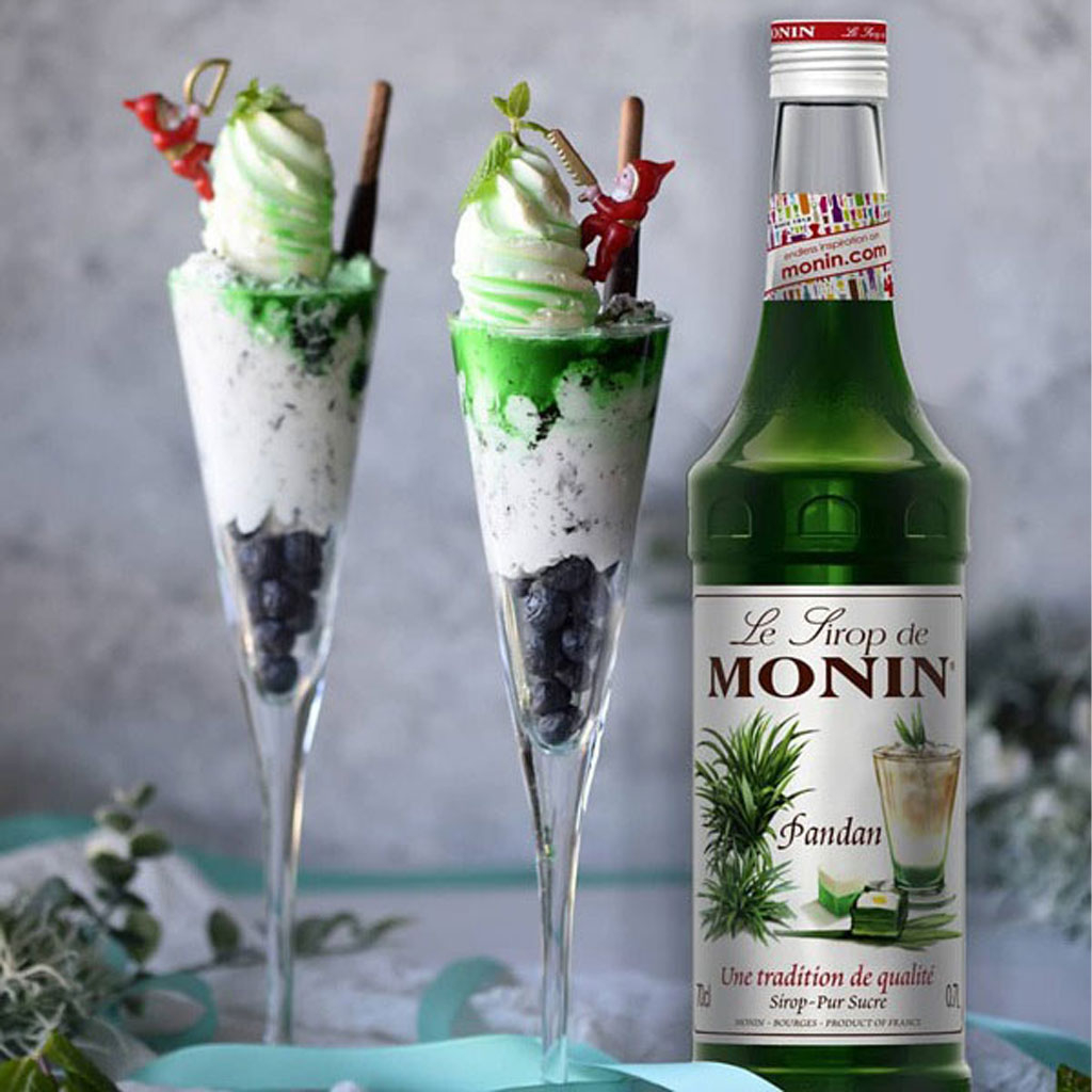 Sirô lá dứa Monin Pandan Syrup 700ml