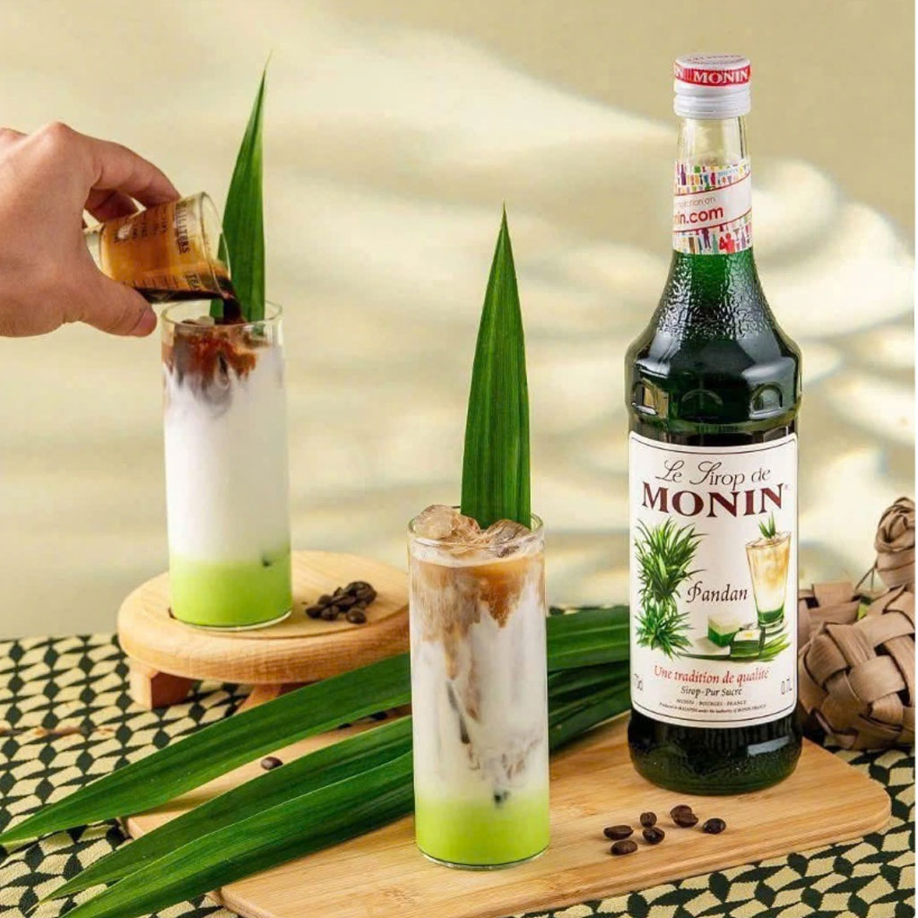 Sirô lá dứa Monin Pandan Syrup 700ml