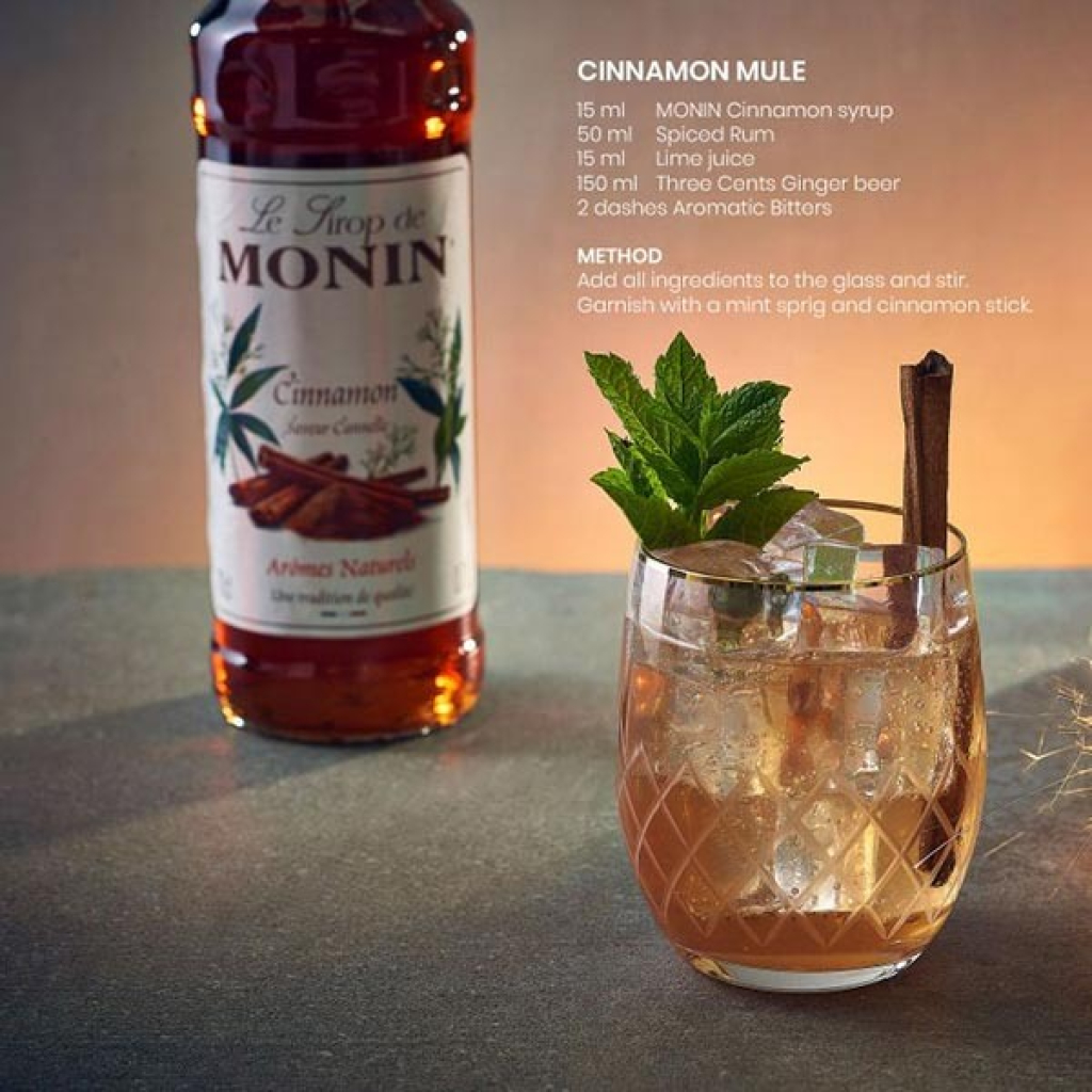 Siro Quế Cây MONIN Cinnamon Syrup 700ml