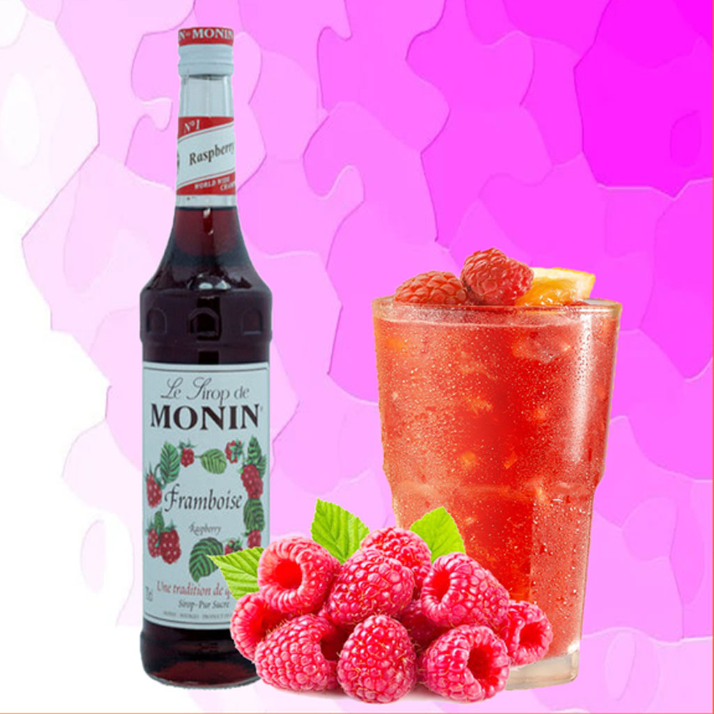 Sirô phúc bồn tử Monin Raspberry Syrup 700ml
