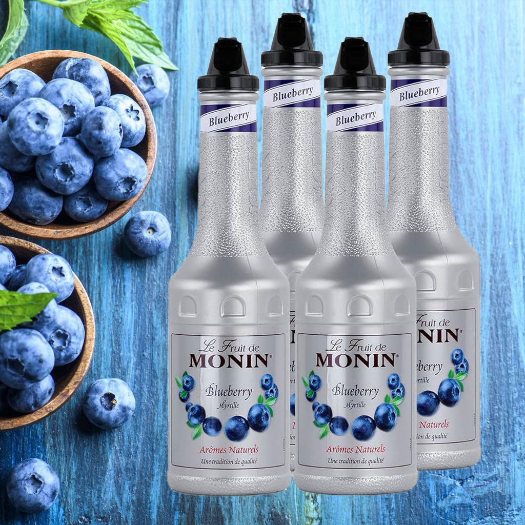 Mứt sệt Việt Quất Monin Blueberry Puree 1L