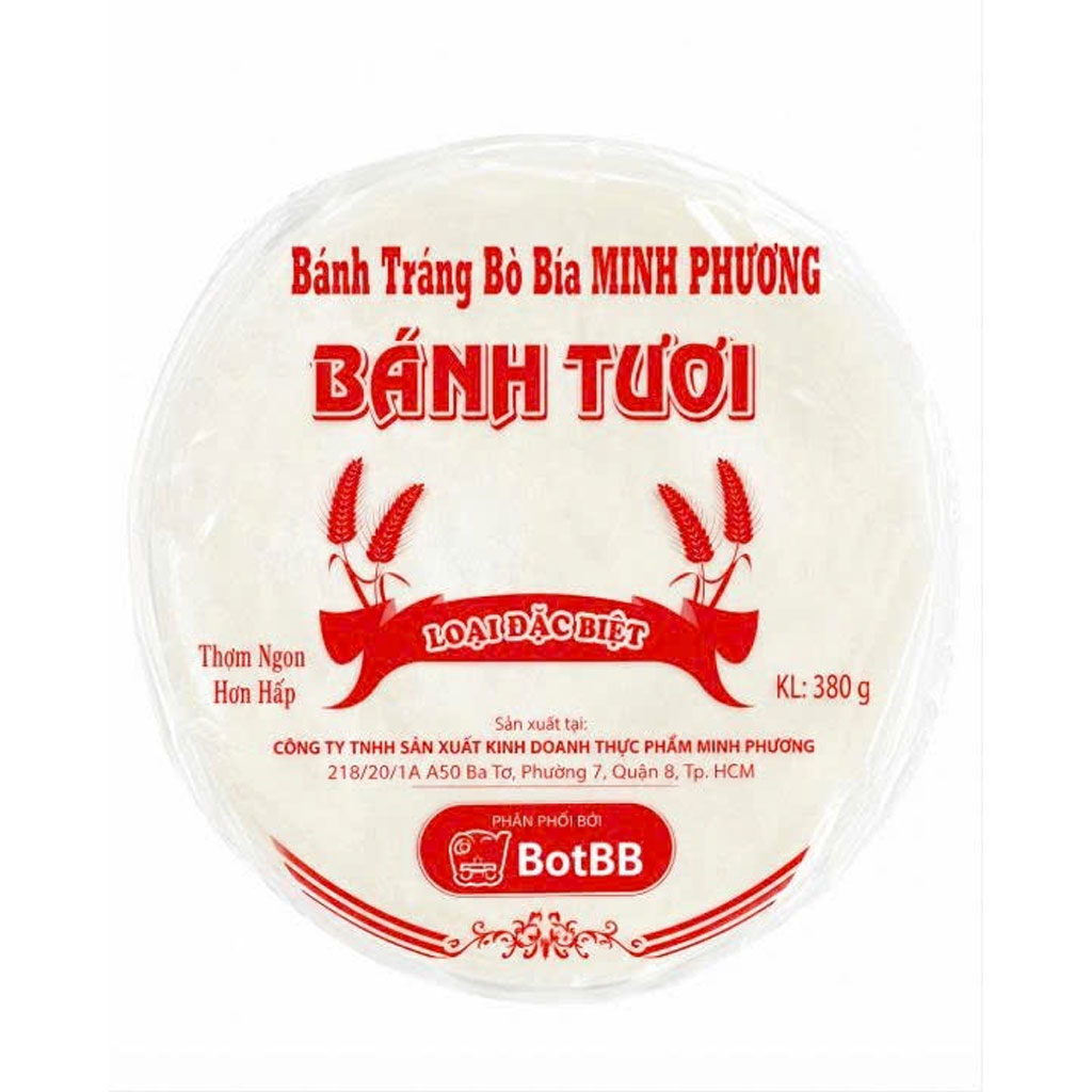 Bánh tráng bò bía Minh Phương gói 30 lá