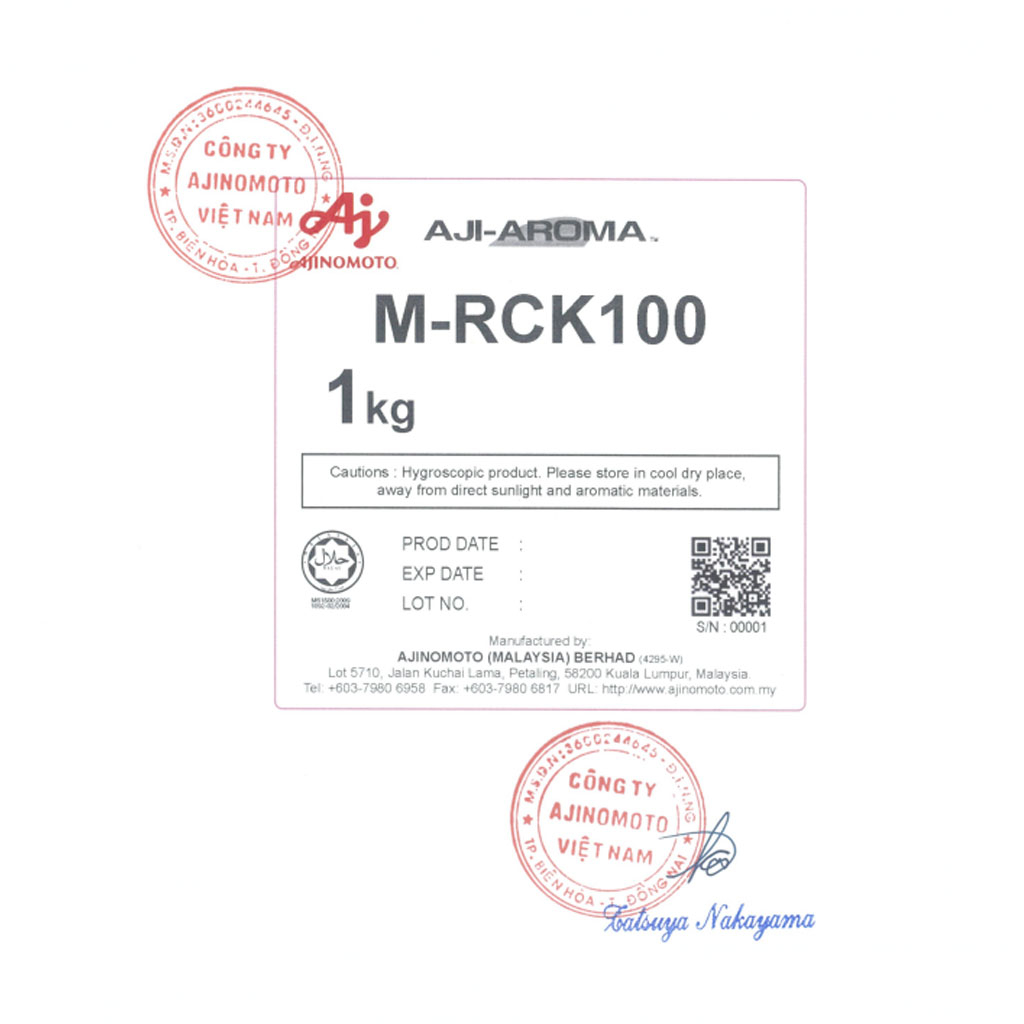 Bột gia vị gà nướng M-RCK100 Ajinomoto