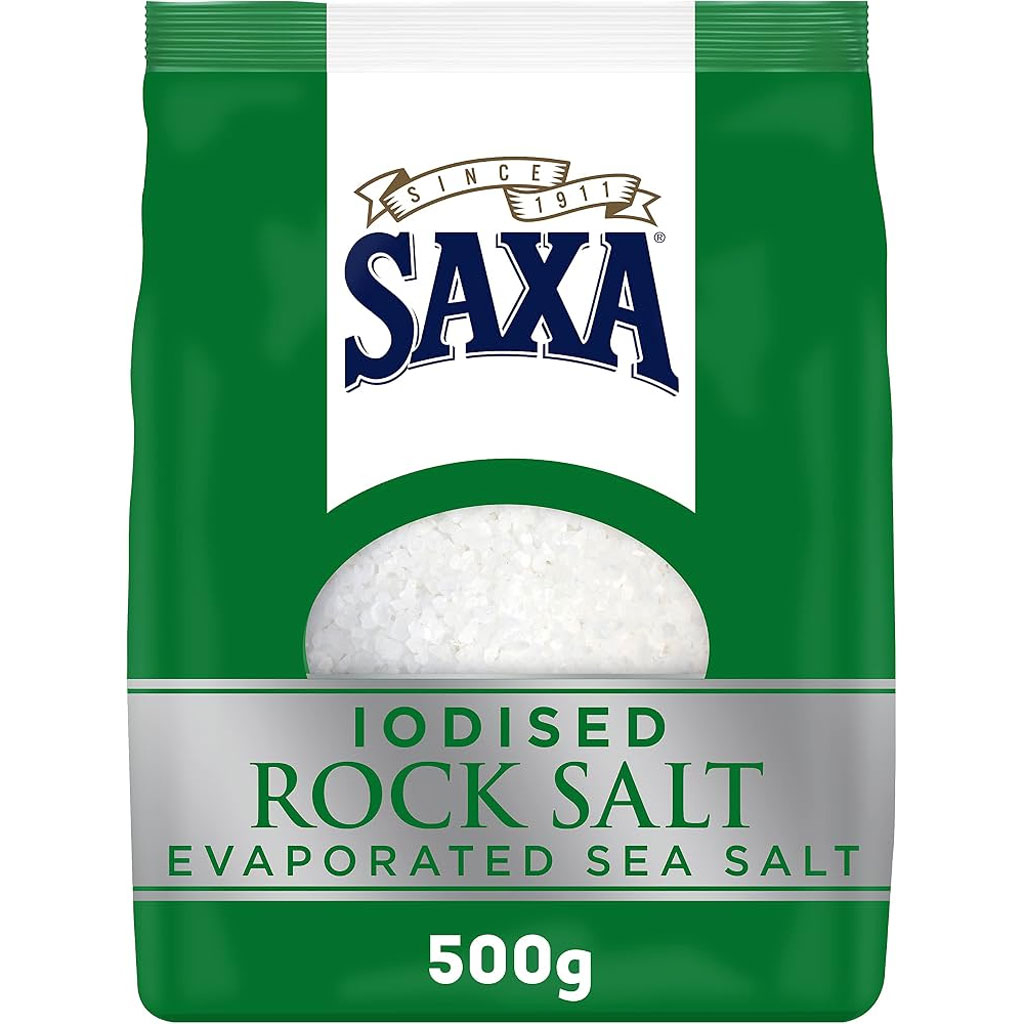 Muối hạt Saxa Natural Salt Rock 500g