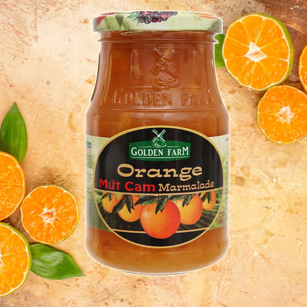 Mứt Cam Golden Farm 450g