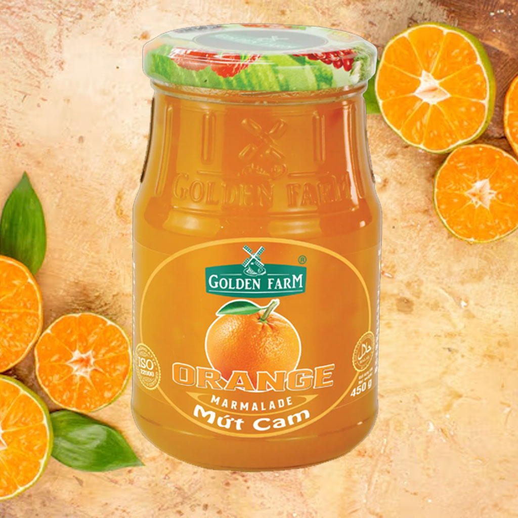 Mứt Cam Golden Farm 450g