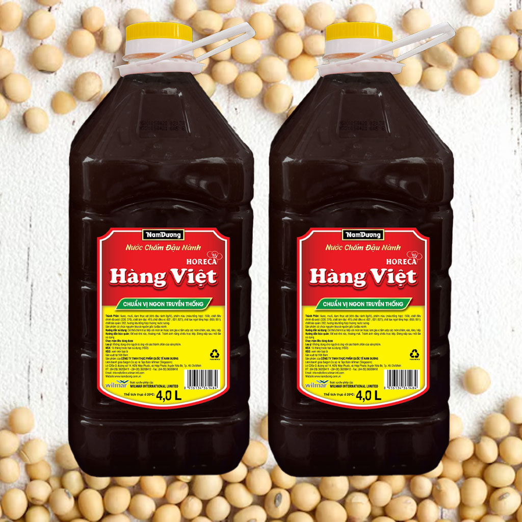 Nước Chấm Đậu Nành Hàng Việt Horeca 4 Lít