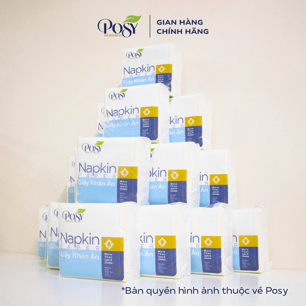 Khăn giấy vuông Napkin gói 80 tờ x 40