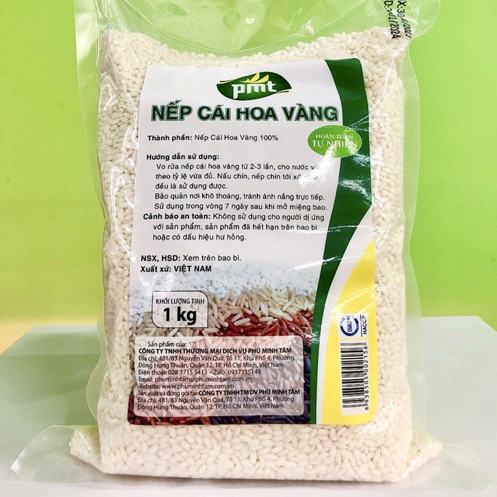 Gạo Nếp Cái Hoa Vàng 1Kg