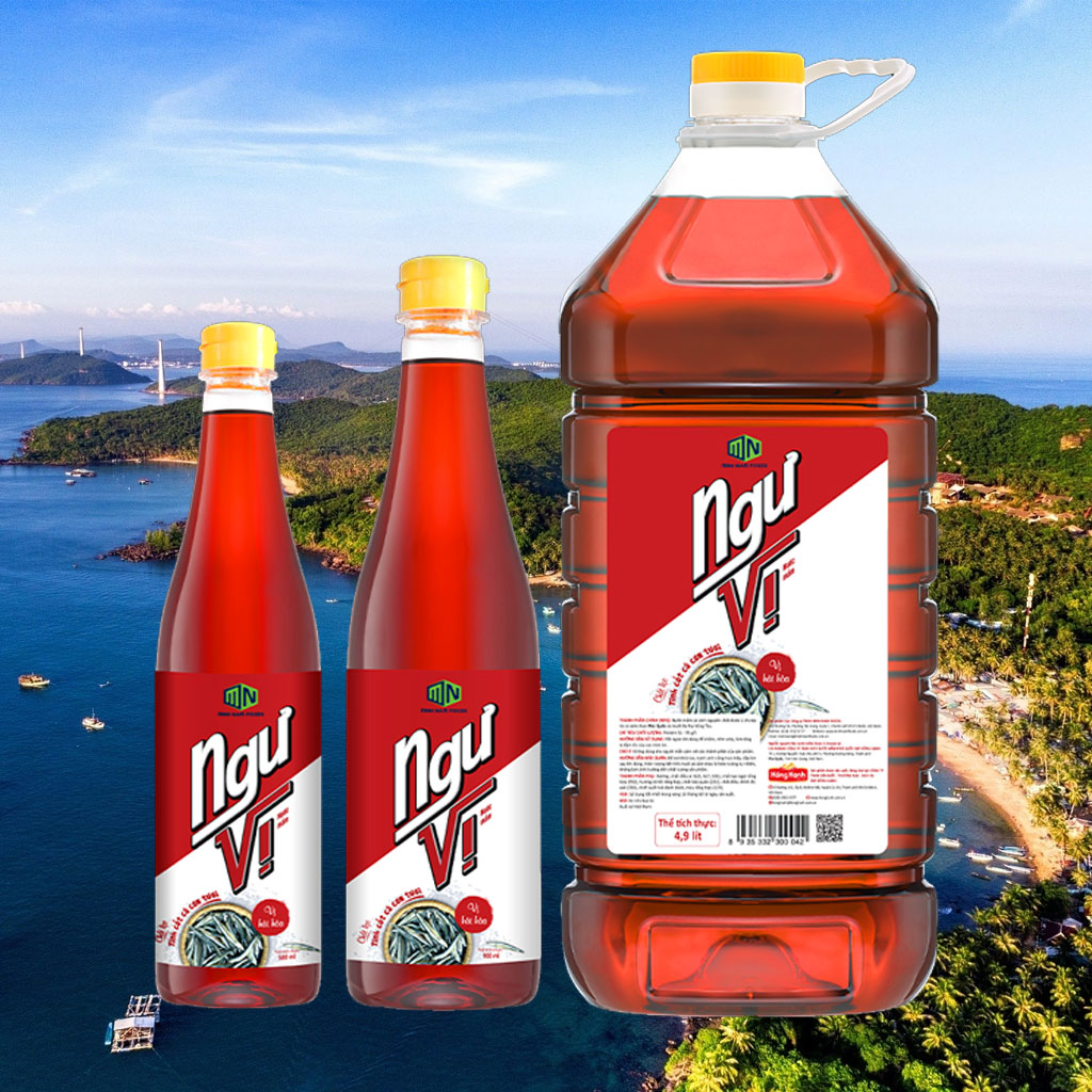 Nước mắm cá cơm Ngư Vị Hồng Hạnh 4.9 lít