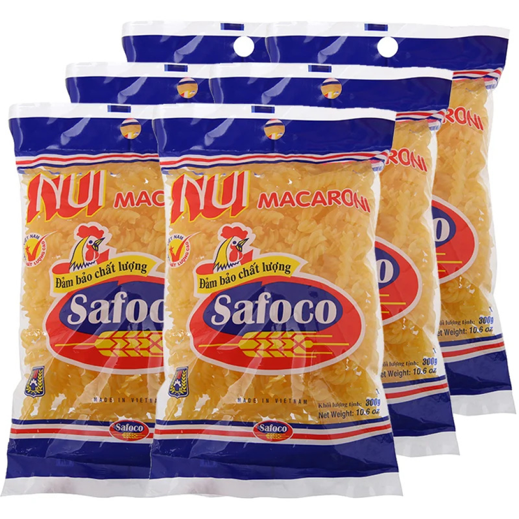 Nui xoắn Safoco 300g