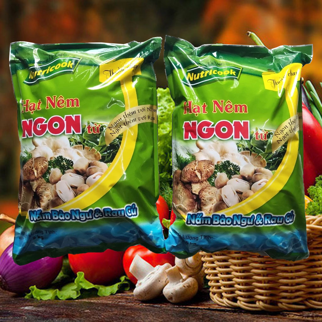 Hạt Nêm Chay Nấm Bào Ngư và Rau Củ Nutricook 5Kg