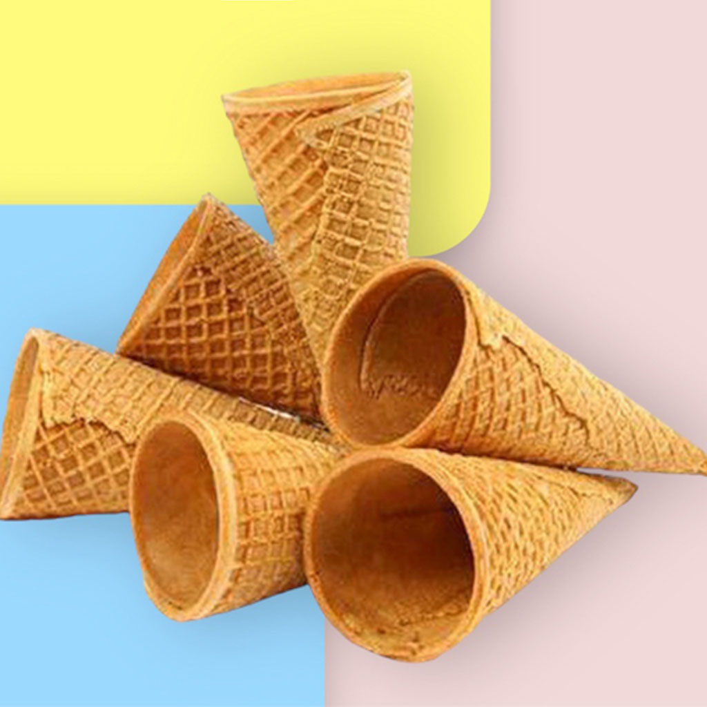 Bánh ốc quế cứng giòn vàng thùng 480 cái
