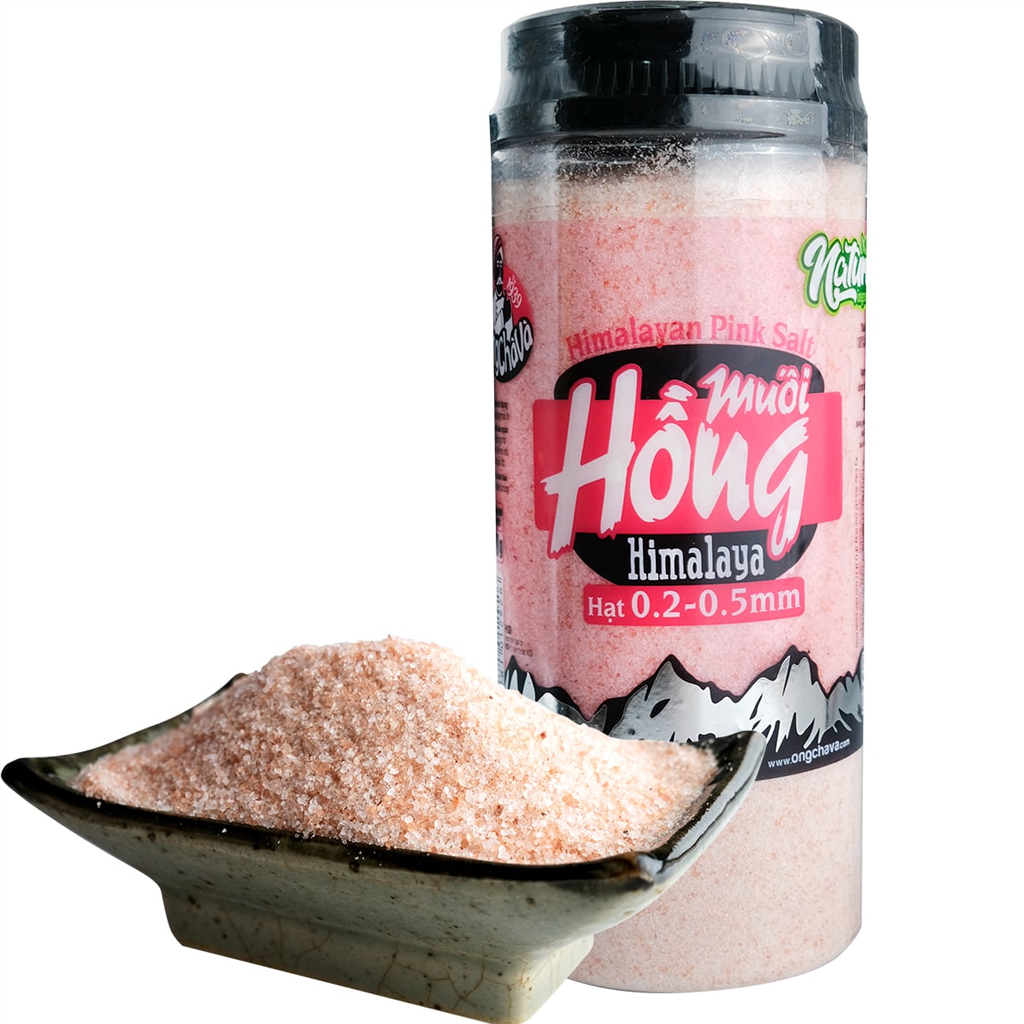 Muối hồng Himalaya Ông Chà Và 600gr (0.2 - 0.5mm)