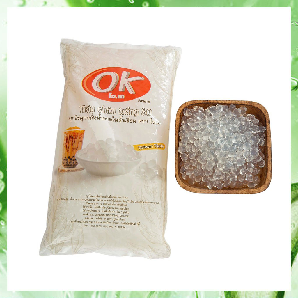 Trân Châu 3Q Trắng OK Thái Lan 2Kg