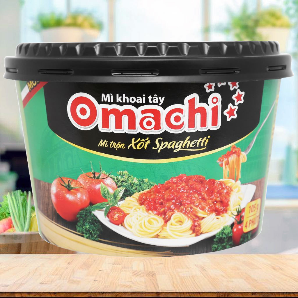 Mì trộn Omachi xốt Spaghetti 105g