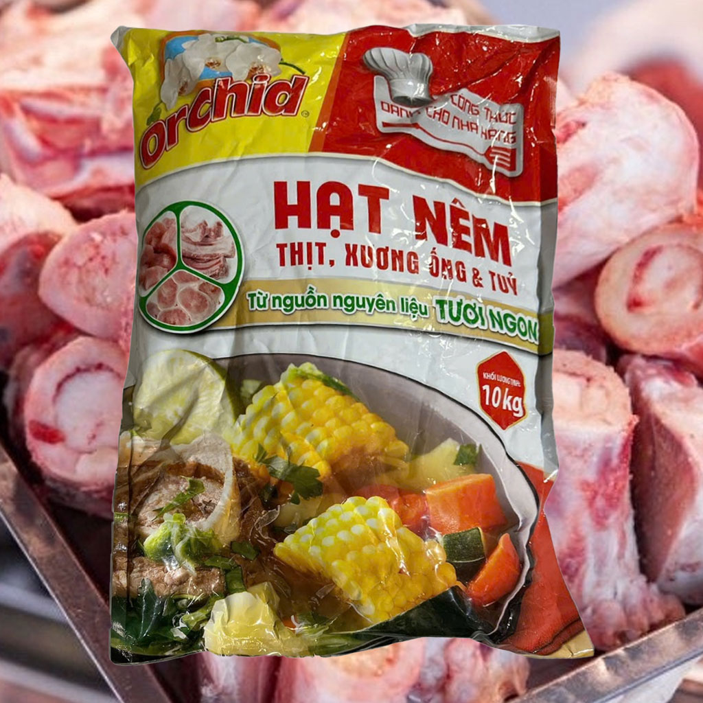 Hạt Nêm Orchid Thịt, Xương Ống và Tủy 10kg
