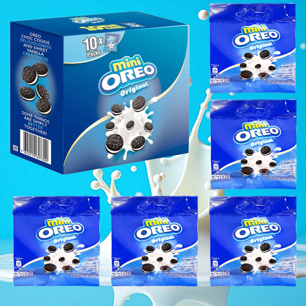Bánh Quy Oreo Mini Original Vị Vani 204g