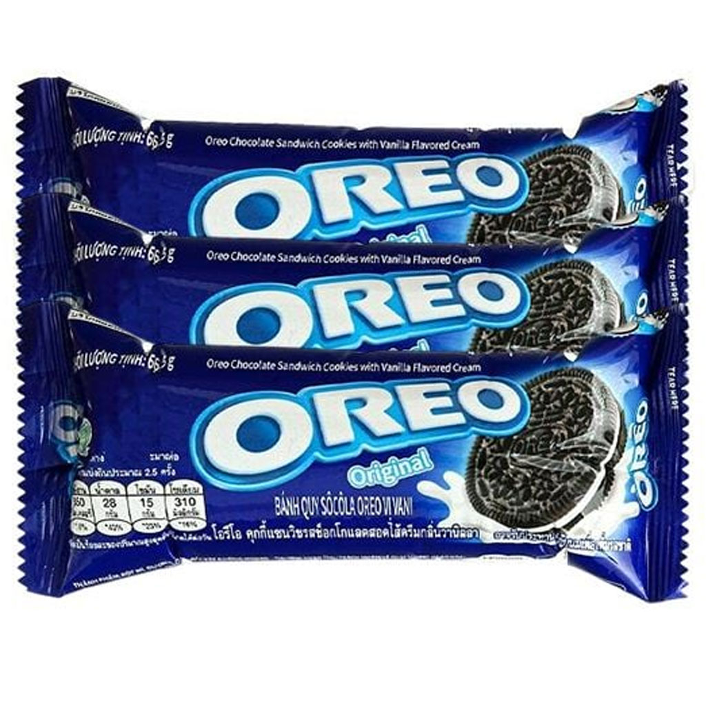 Bánh Oreo Vị Vani 64.4g x 24 gói