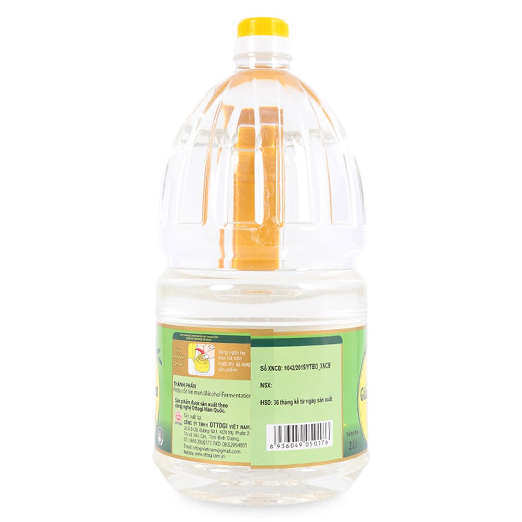 Giấm lên men Ottogi 2 lít x 6