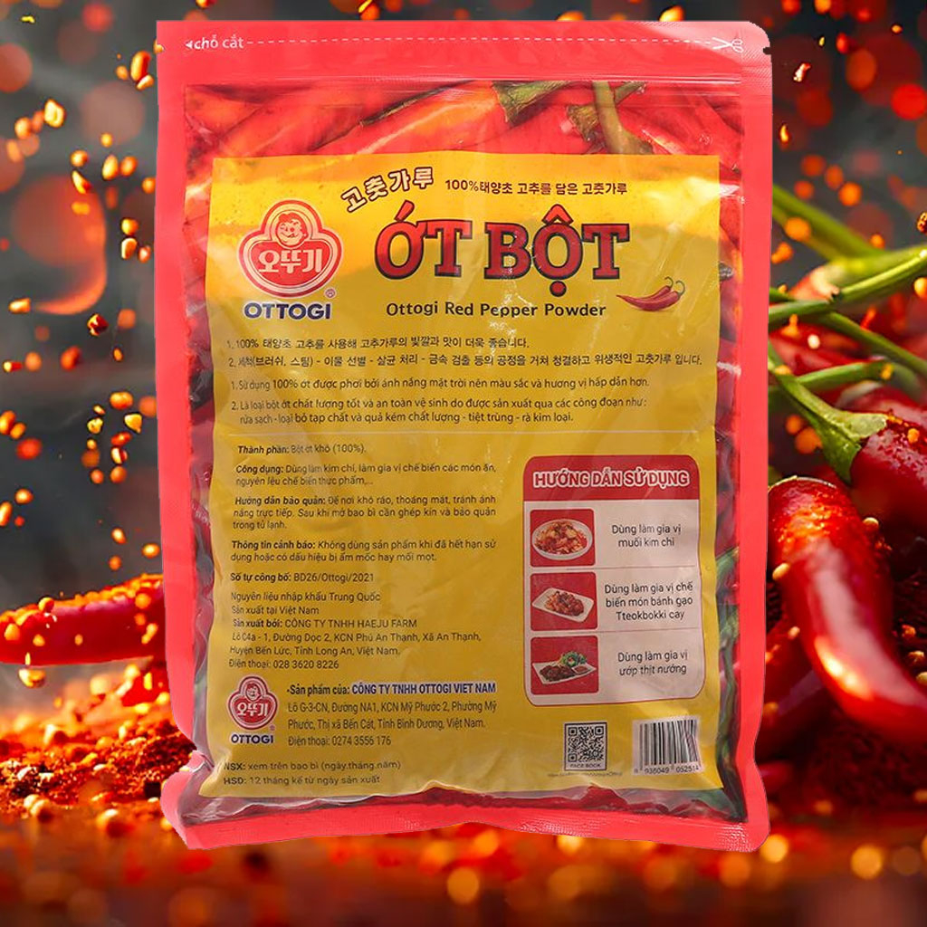 Ớt bột Hàn Quốc Ottogi 500g