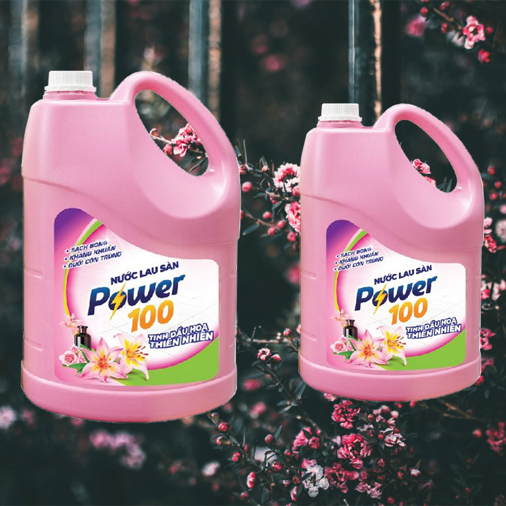 Nước lau sàn Power100 hoa thiên nhiên 3.5kg