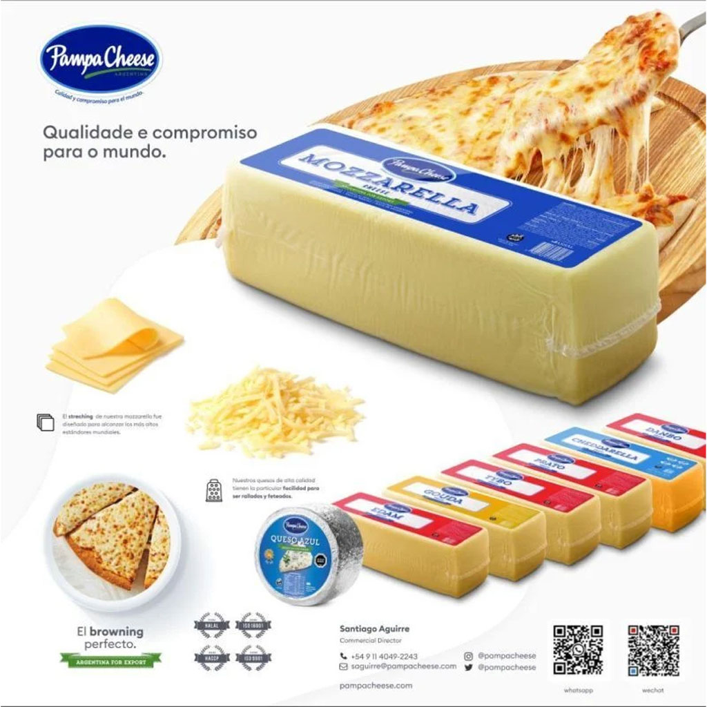 Phô mai Mozzarella Pampa 5kg