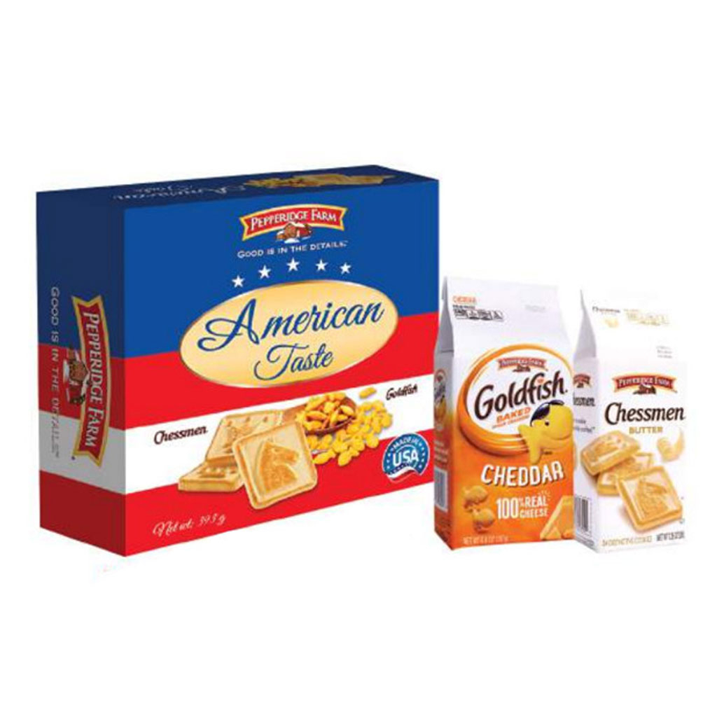 Bánh quy Pepperidge Farm American Taste Chessmen Goldfish 393g F122979
