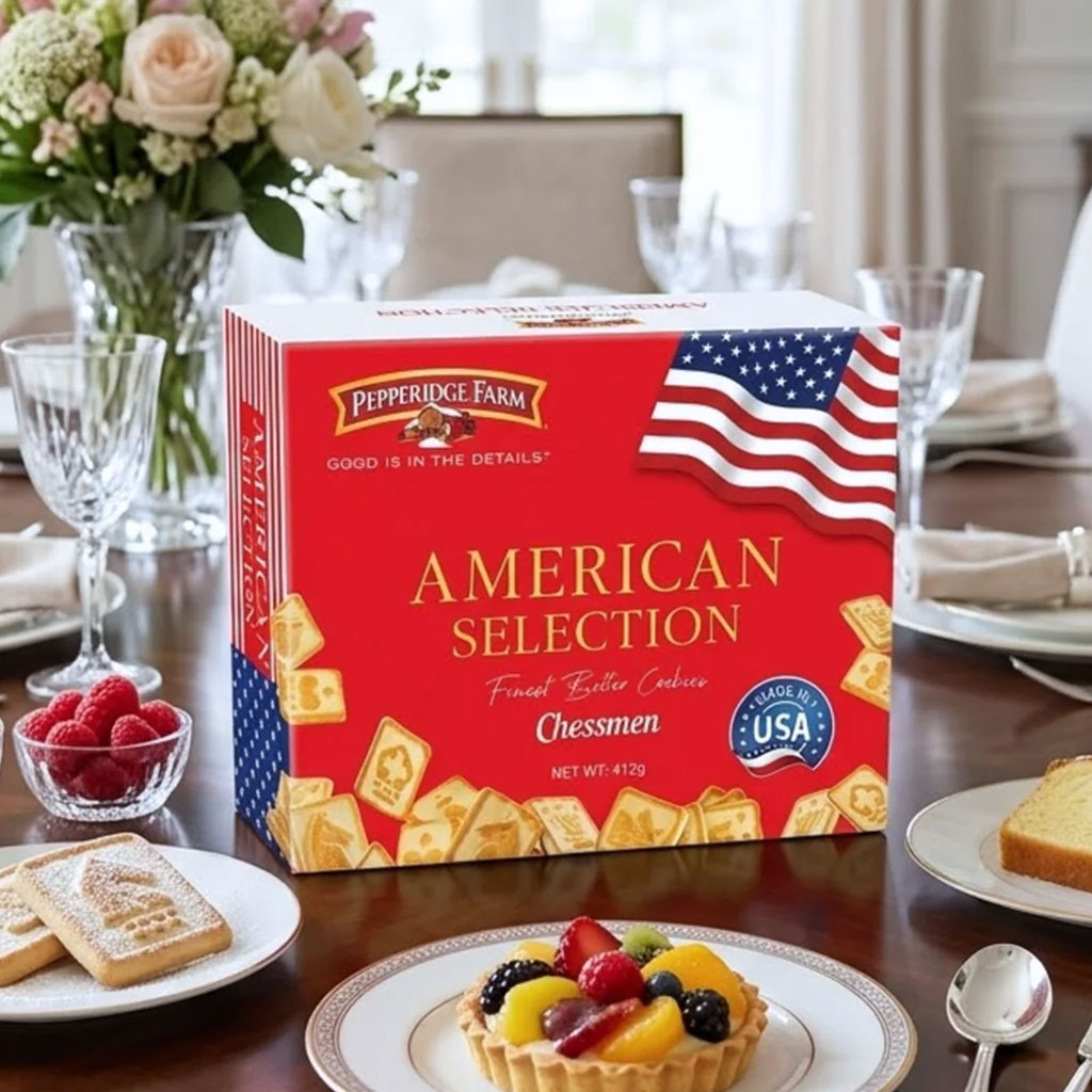 Bánh quy Pepperidge Farm American Selection Chessmen 412g F122978