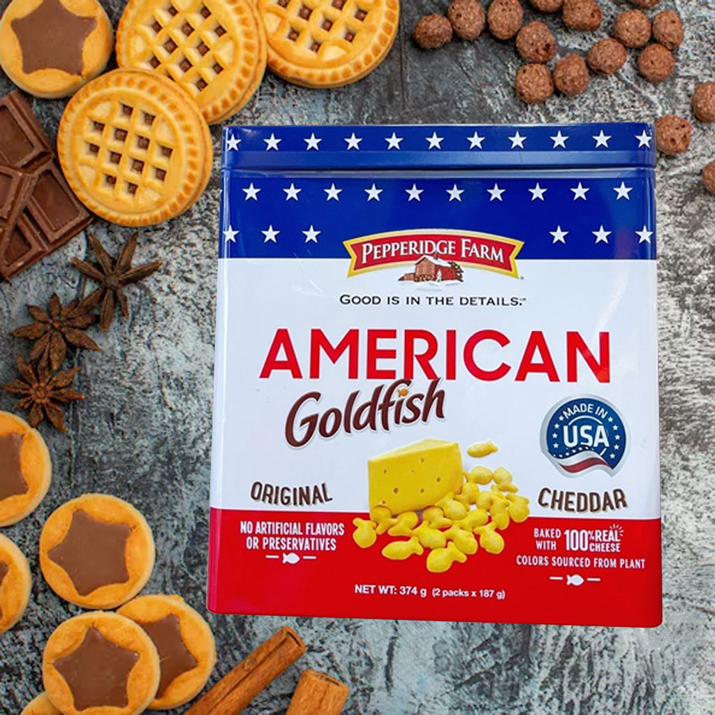 Bánh cá Pepperidge Farm Amerrican Goldfish 374g