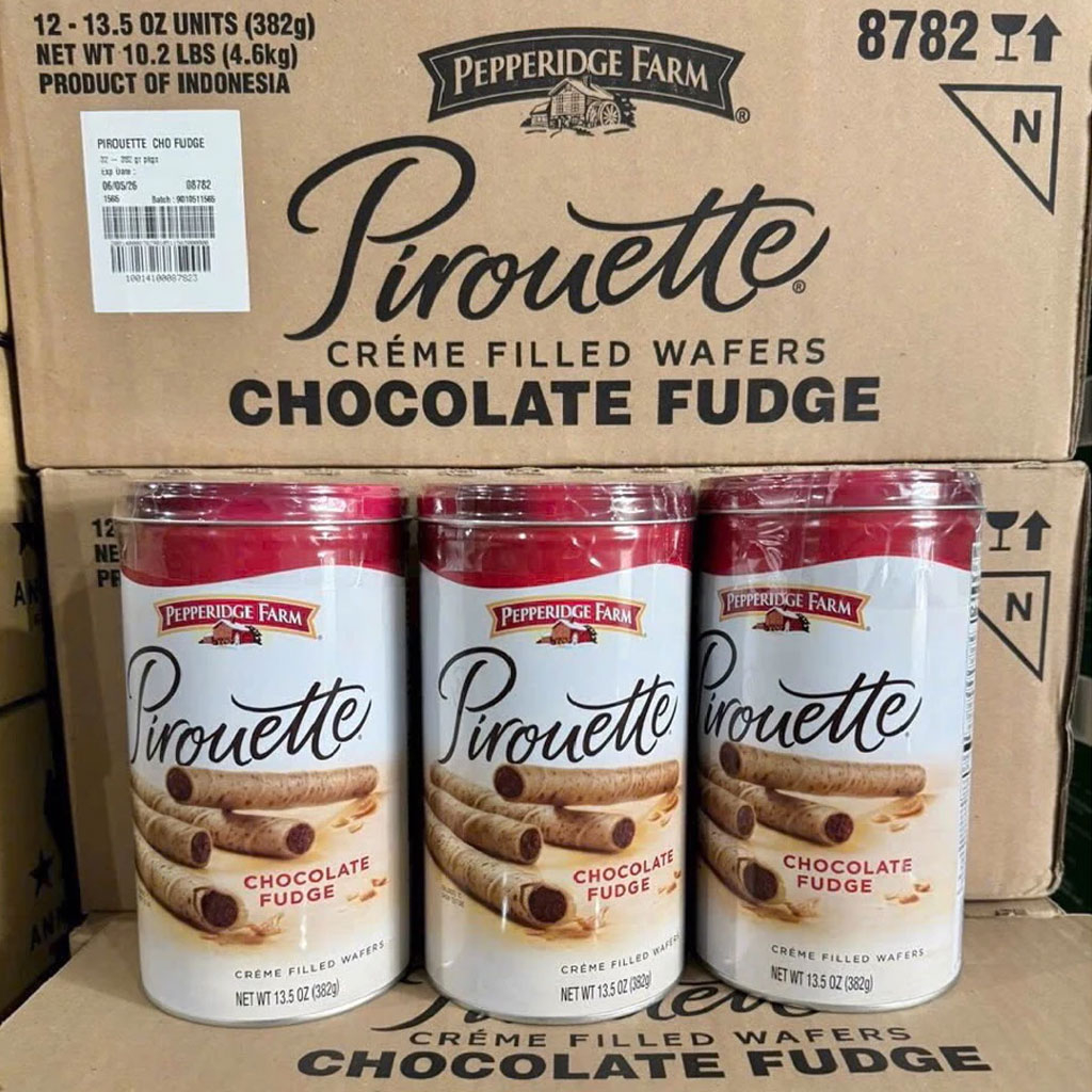 Bánh ống vị sô-cô-la Pepperidge Farm Chocolate Fudge 382g